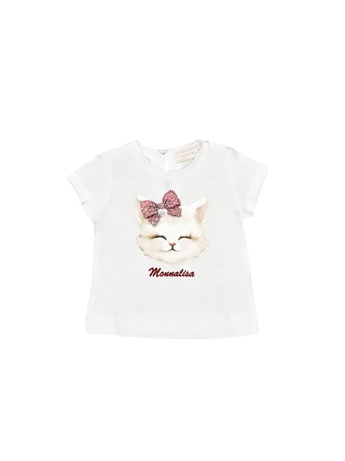 T-shirt, bambina, logata. MONNALISA | 39E608 50110099